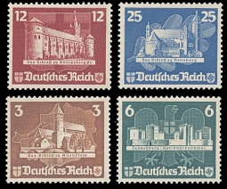 B68 Ostropa Exhibition Souvenir Sheet  Singles